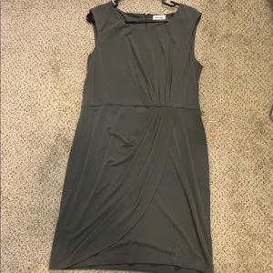 Olive Green Calvin Klein Dress